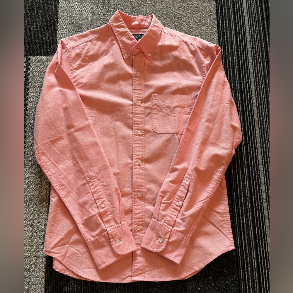 NWT J. Crew Salmon Pink Button Down